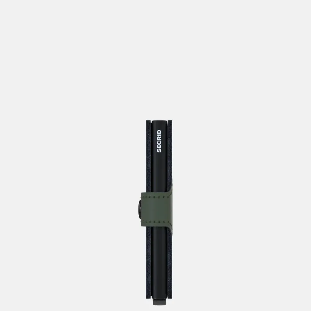 Pasjeshouders | Heren Portemonnees^Secrid Miniwallet pasjeshouder matte green black