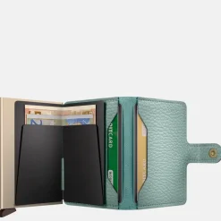 Pasjeshouders | Heren Portemonnees^Secrid Miniwallet pasjeshouder pebble sea green