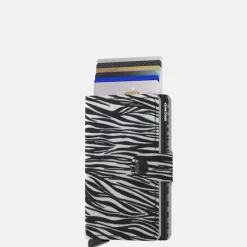 Pasjeshouders | Heren Portemonnees^Secrid Miniwallet pasjeshouder zebra light grey