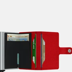 Pasjeshouders | Heren Portemonnees^Secrid Miniwallet pasjeshouder crisple red