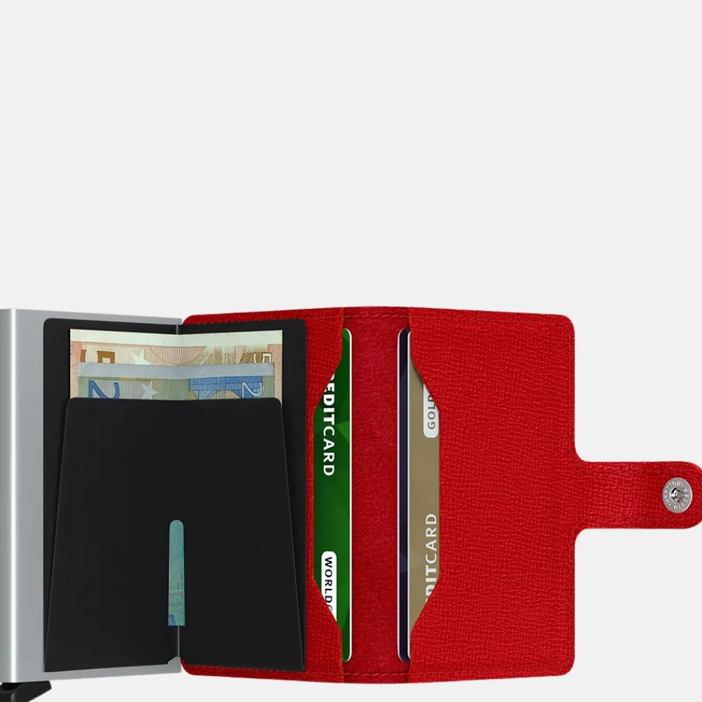 Pasjeshouders | Heren Portemonnees^Secrid Miniwallet pasjeshouder crisple red