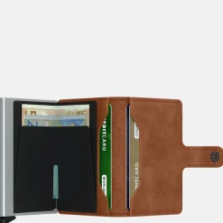 Pasjeshouders | Heren Portemonnees^Secrid Miniwallet pasjeshouder vintage cognac