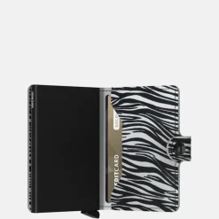 Pasjeshouders | Heren Portemonnees^Secrid Miniwallet pasjeshouder zebra light grey