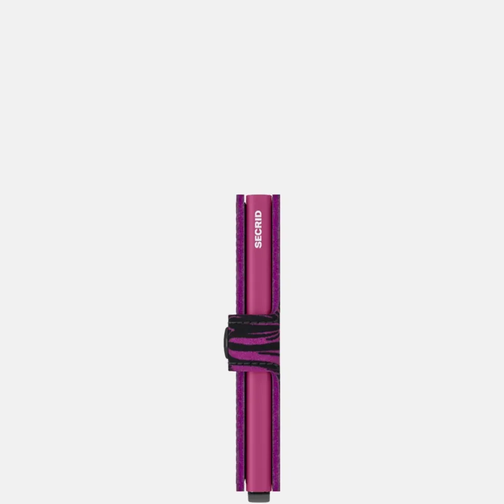 Pasjeshouders | Heren Portemonnees^Secrid Miniwallet pasjeshouder zebra fuchsia