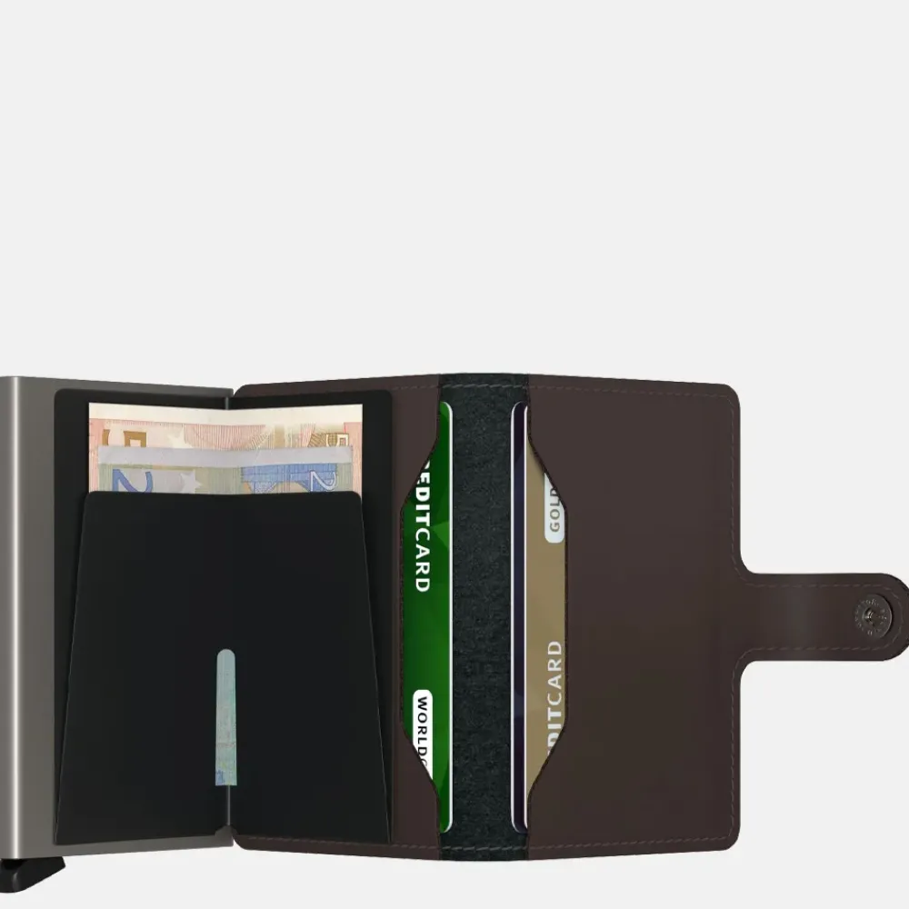 Pasjeshouders | Heren Portemonnees^Secrid Miniwallet pasjeshouder matte truffle