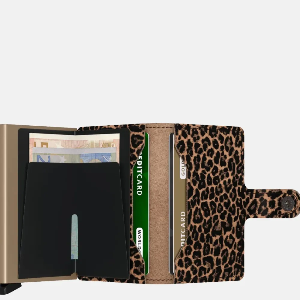Pasjeshouders | Heren Portemonnees^Secrid Miniwallet pasjeshouder leo beige