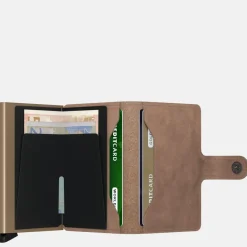 Pasjeshouders | Heren Portemonnees^Secrid Miniwallet vintage taupe