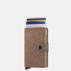 Pasjeshouders | Heren Portemonnees^Secrid Miniwallet vintage taupe