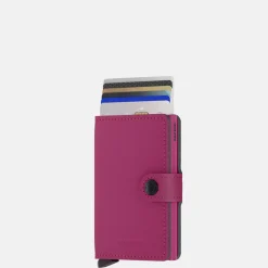 Pasjeshouders | Dames Portemonnees^Secrid Miniwallet Yard pasjeshouder powder fuchsia