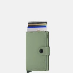 Pasjeshouders | Heren Portemonnees^Secrid Miniwallet Yard pasjeshouder powder pistachio