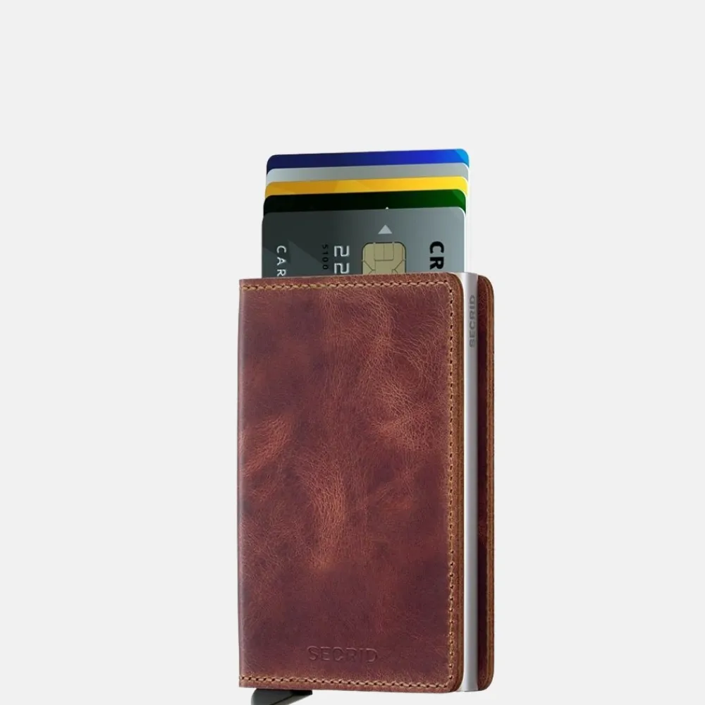 Pasjeshouders | Heren Portemonnees^Secrid Slimwallet pasjeshouder vintage brown