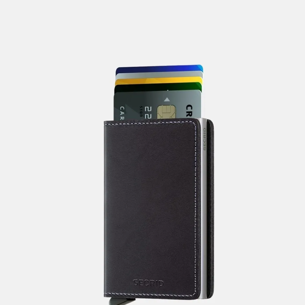 Pasjeshouders | Heren Portemonnees^Secrid Slimwallet pasjeshouder black
