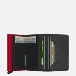 Pasjeshouders | Heren Portemonnees^Secrid Slimwallet pasjeshouder optical black-red