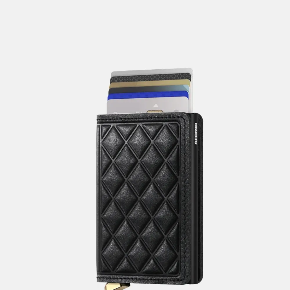 Pasjeshouders | Heren Portemonnees^Secrid Slimwallet pasjeshouder emboss diamond black