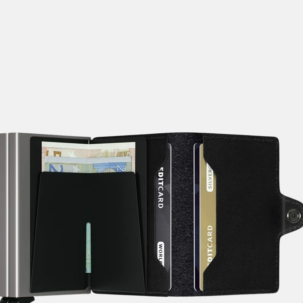Heren Portemonnees | Gepersonaliseerde Portemonnees^Secrid Twinwallet pasjeshouder black