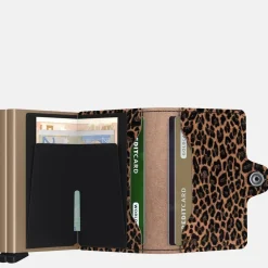 Pasjeshouders | Gepersonaliseerde Portemonnees^Secrid Twinwallet pasjeshouder leo beige