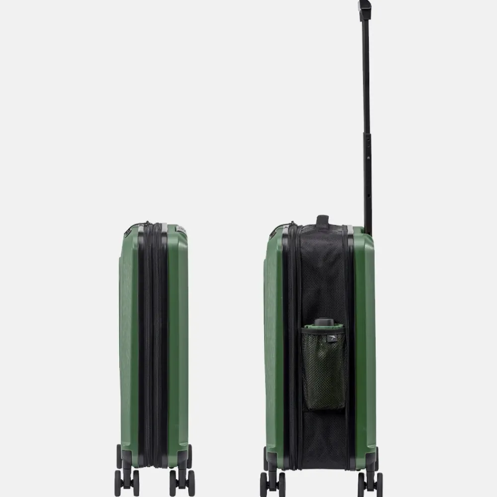 Handbagage Koffers^Senz Foldaway handbagage koffer opvouwbaar 55 cm dark forest