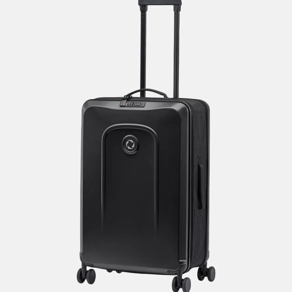 Reiskoffers^Senz Foldaway koffer opvouwbaar 66 cm pure black