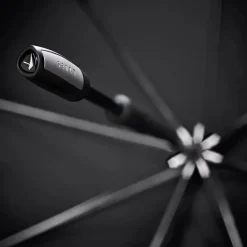 Paraplu'S^Senz XXL stokparaplu pure black reflective