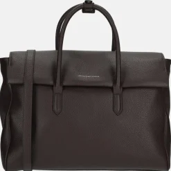 Handtassen^Smaak Amsterdam Barbra handtas XL dark chocolat