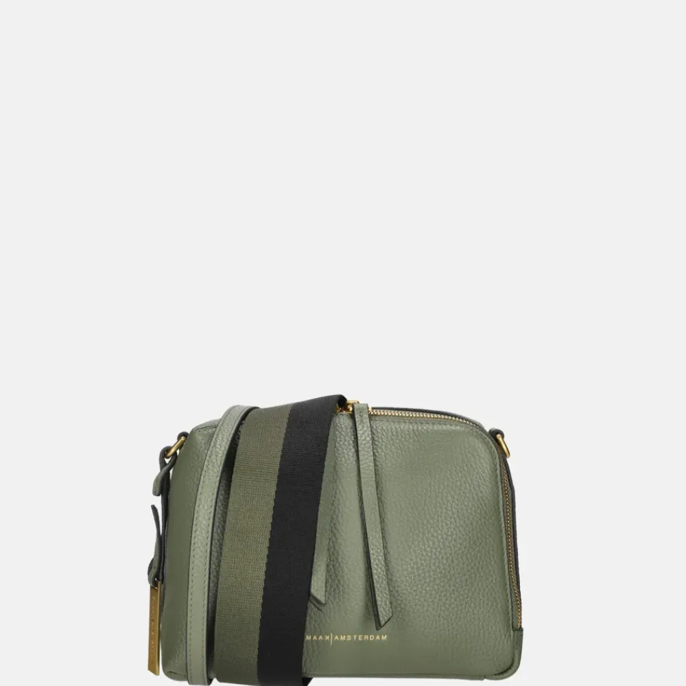 Schoudertassen^Smaak Amsterdam Blake crossbody tas pine