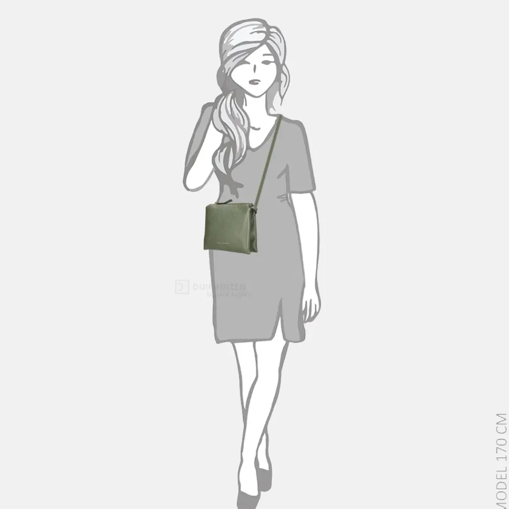Crossbody Tassen^Smaak Amsterdam Jovi crossbody tas pine
