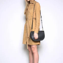 Schoudertassen^Smaak Amsterdam Silke crossbody tas black