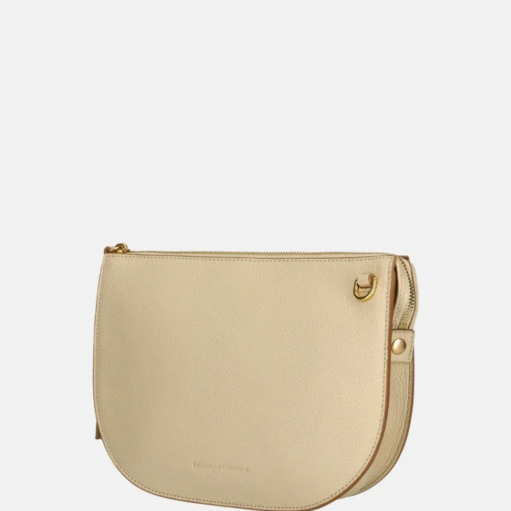 Schoudertassen^Smaak Amsterdam Silke crossbody tas limestone