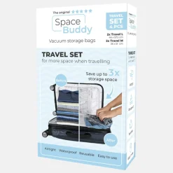 Inpakaccessoires^Spacebuddy vacuümzak transparant