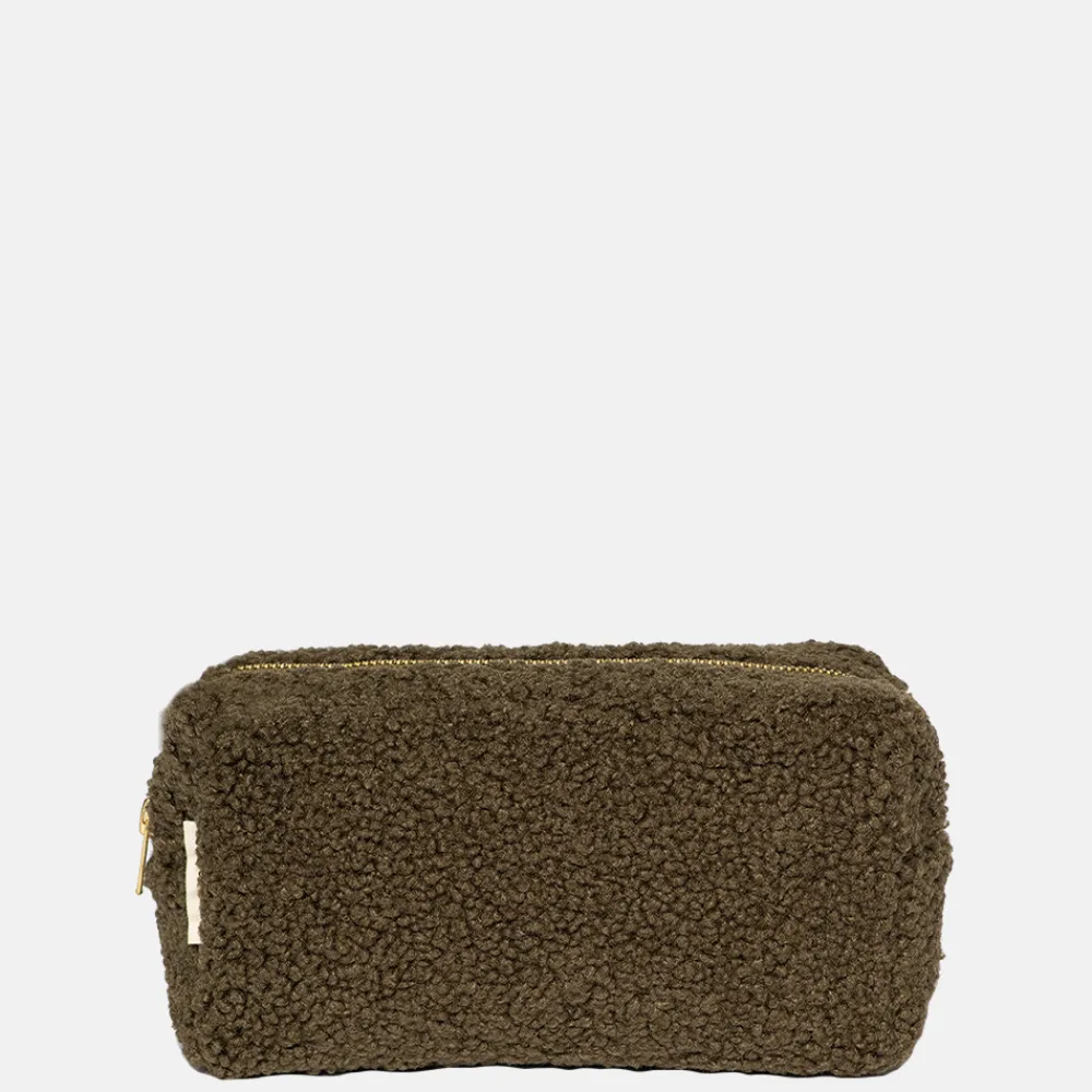 Toilettassen^Studio Noos Chunky Pouch toilettas green