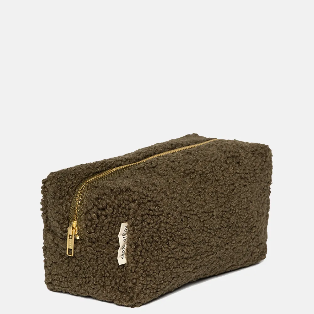 Toilettassen^Studio Noos Chunky Pouch toilettas green