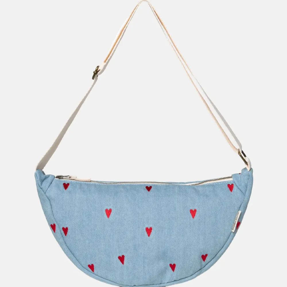 Heuptasjes^Studio Noos Denim Hearts heuptas denim