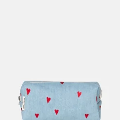Toilettassen^Studio Noos Denim Hearts toilettas S denim