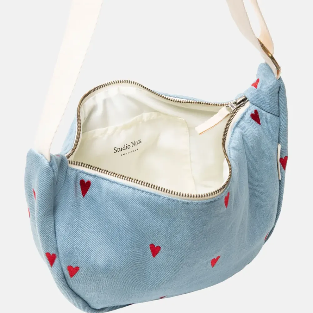 Heuptasjes^Studio Noos Denim Hearts heuptas denim