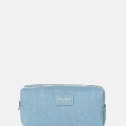Toilettassen^Studio Noos Denim solid toilettas S denim