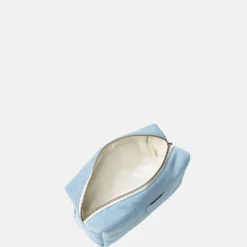 Toilettassen^Studio Noos Denim solid toilettas S denim