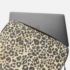 School Accessoires | Laptophoezen^Studio Noos Soft Cotton laptophoes 15 inch leopard