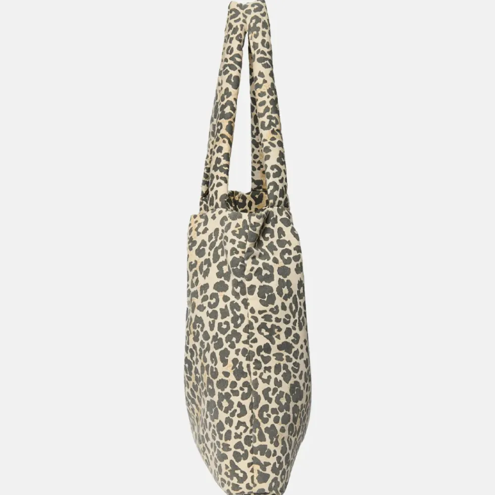 Shoppers^Studio Noos soft cotton Mom bag shopper leopard