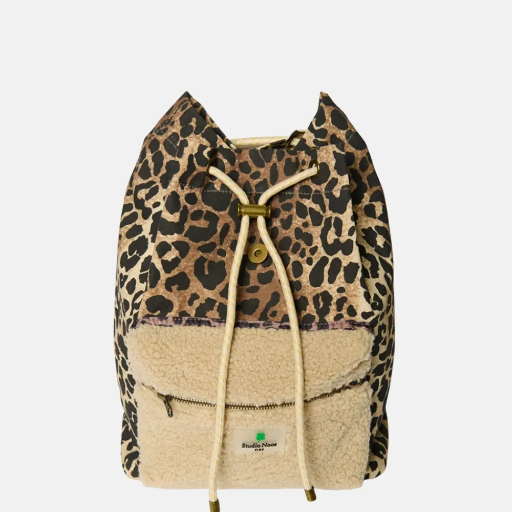 Kinderrugzakken Met Naam | Kinderrugzakken^Studio Noos teddy kinderrugzak leopard