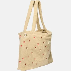 Luiertassen^Studio Noos teddy mom bag luiertas ecru hearts