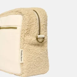 School Accessoires^Studio Noos teddy pennenetui ecru