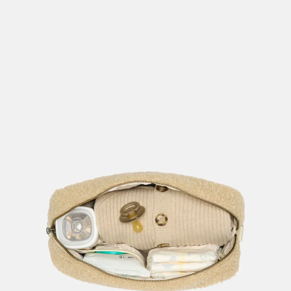 School Accessoires^Studio Noos teddy pennenetui ecru