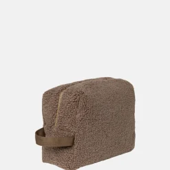 Toilettassen^Studio Noos Teddy toilettas L brown