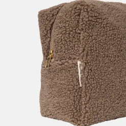 Toilettassen^Studio Noos Teddy toilettas L brown