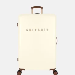 Reiskoffers^Suitsuit Fab Seventies koffer 76 cm antique white