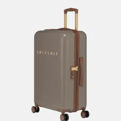 Reiskoffers^Suitsuit Fab Seventies koffer 66 cm taupe