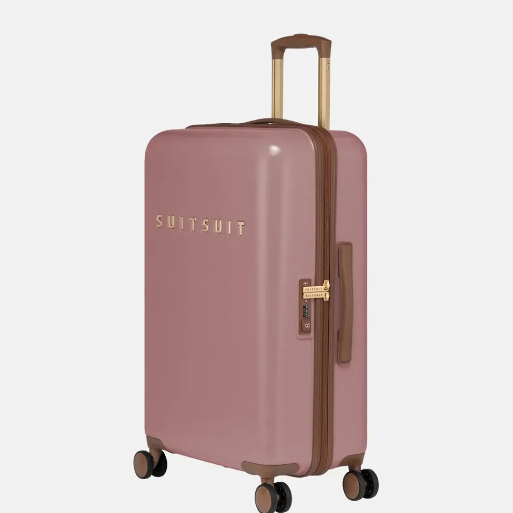 Reiskoffers^Suitsuit Fab Seventies koffer 66 cm old rose