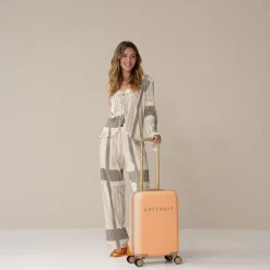 Handbagage Koffers^Suitsuit Fusion handbagage koffer 55 cm pale orange