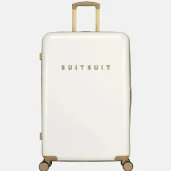 Reiskoffers^Suitsuit Fusion koffer 76 cm white swan