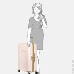 Reiskoffers^Suitsuit Fusion koffer 76 cm rose pearl